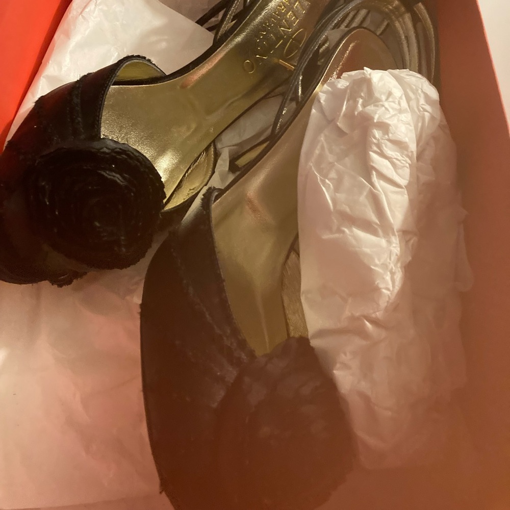 Black Valentino heels straight from Italy